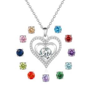 قلادة على شكل قلب-heart-shaped necklace