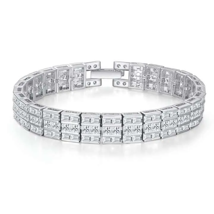 سوار تنس عتيق للنساء - Vintage Tennis Bracelet for Women