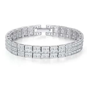 سوار تنس عتيق للنساء - Vintage Tennis Bracelet for Women