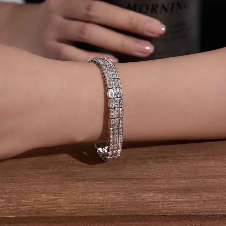 سوار تنس عتيق للنساء - Vintage Tennis Bracelet for Women