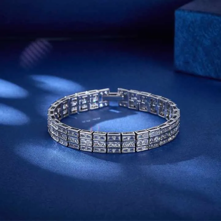 سوار تنس عتيق للنساء - Vintage Tennis Bracelet for Women