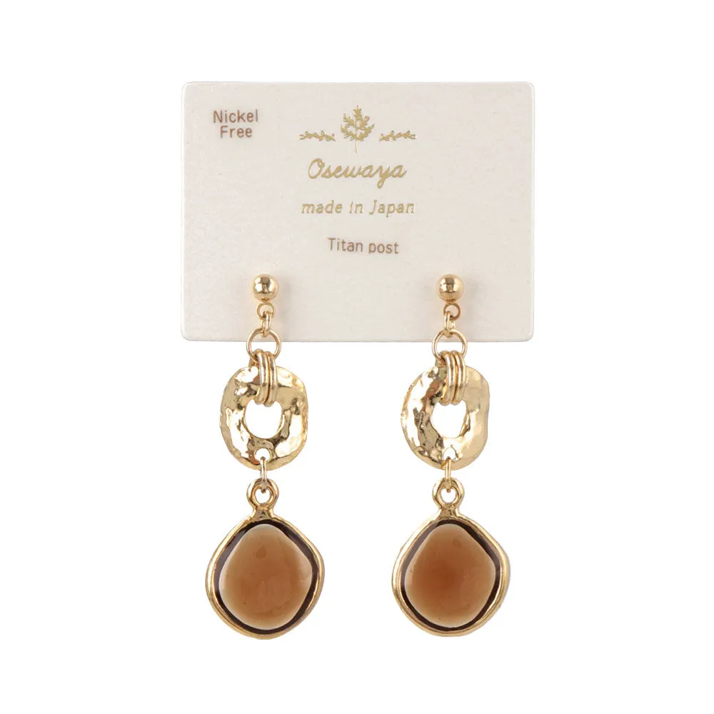 Accent Color Drop Earrings