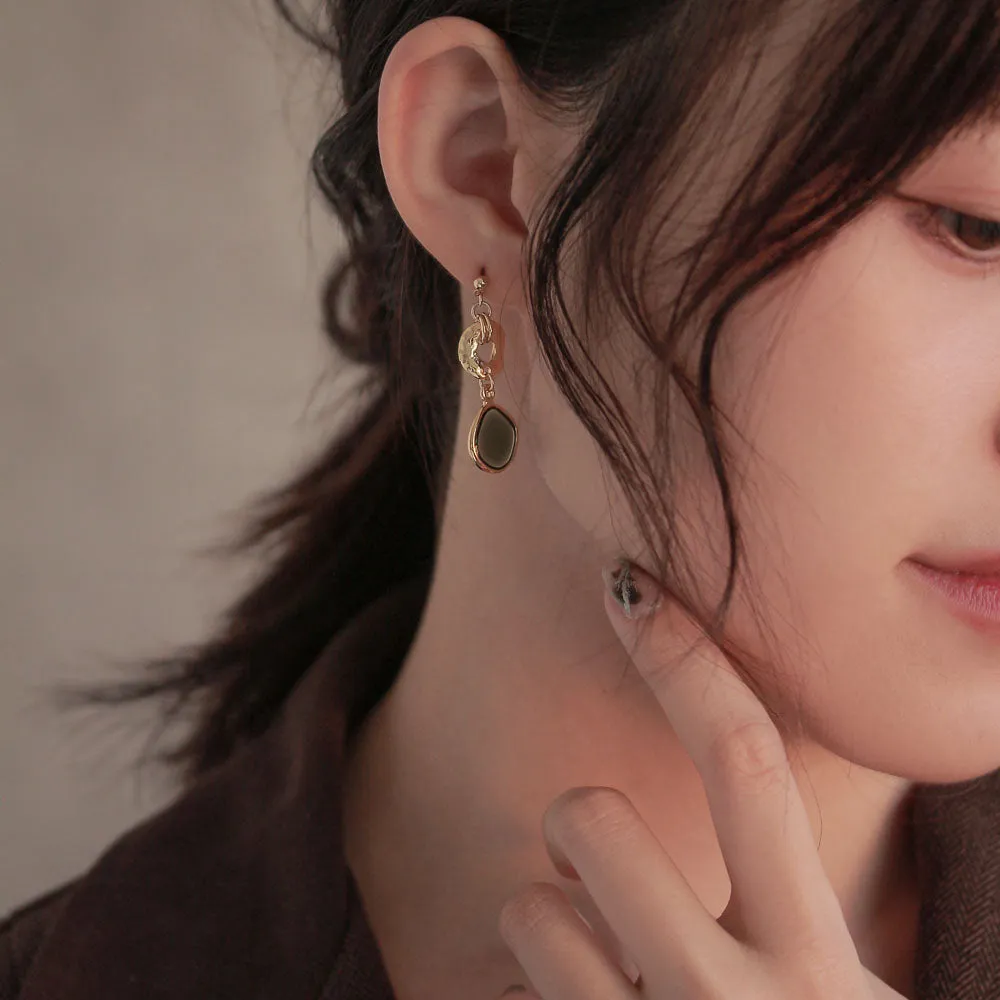 Accent Color Drop Earrings