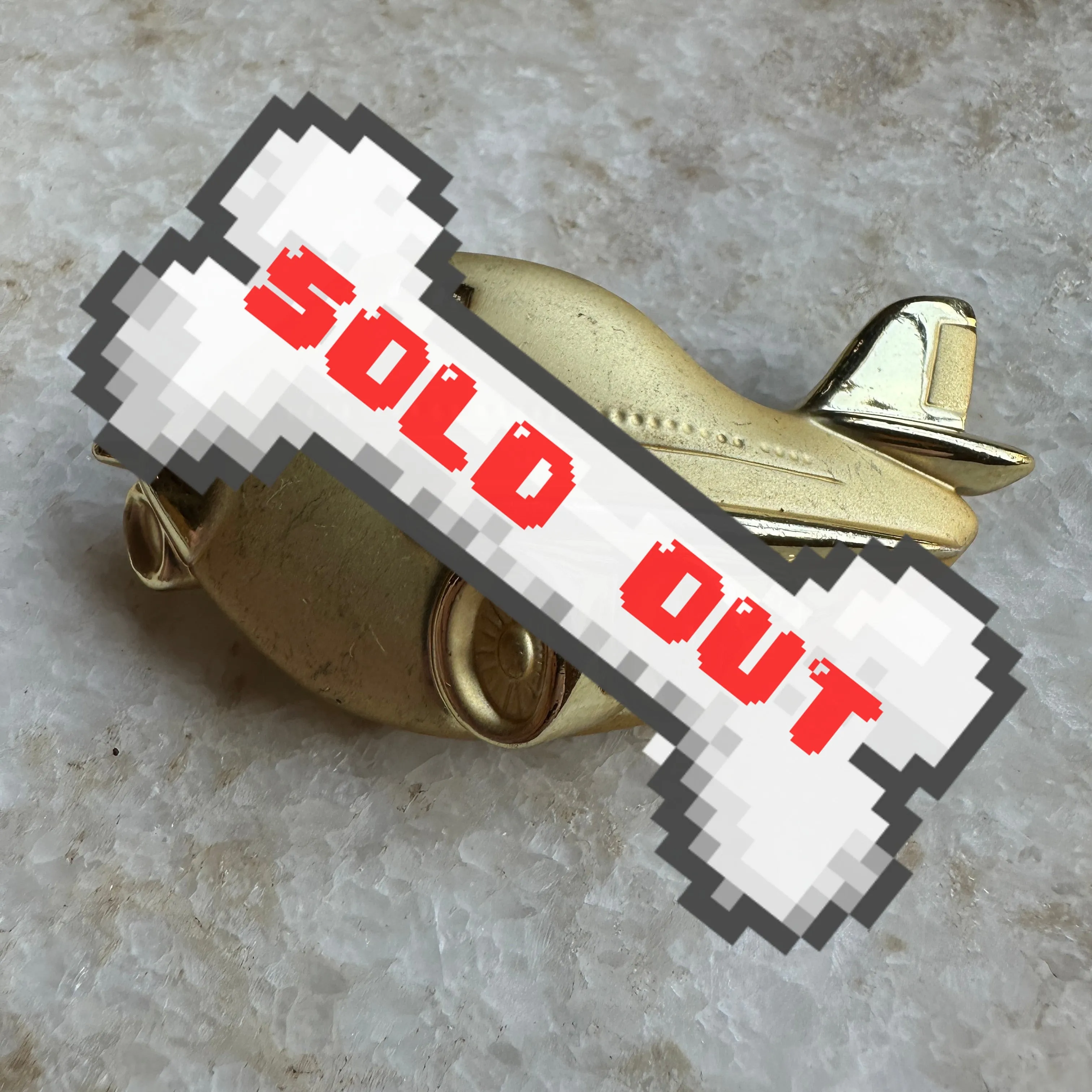 airplane brooch/pin bundle