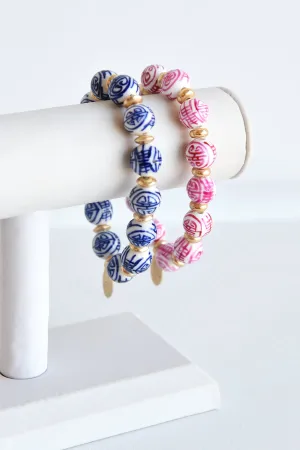 CHINOISERIE BEADED BRACELET