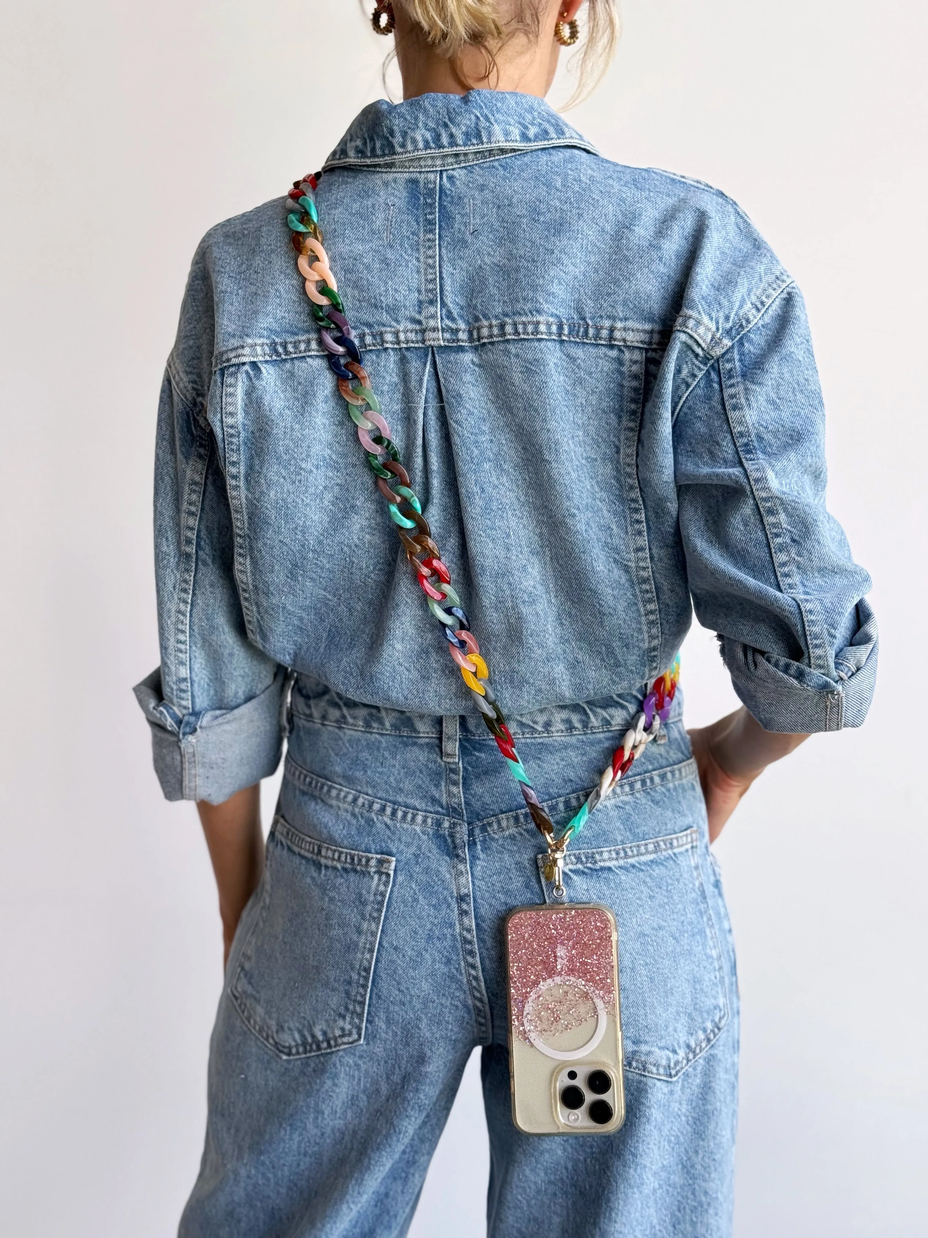 Cross Body Phone Chain - Multi