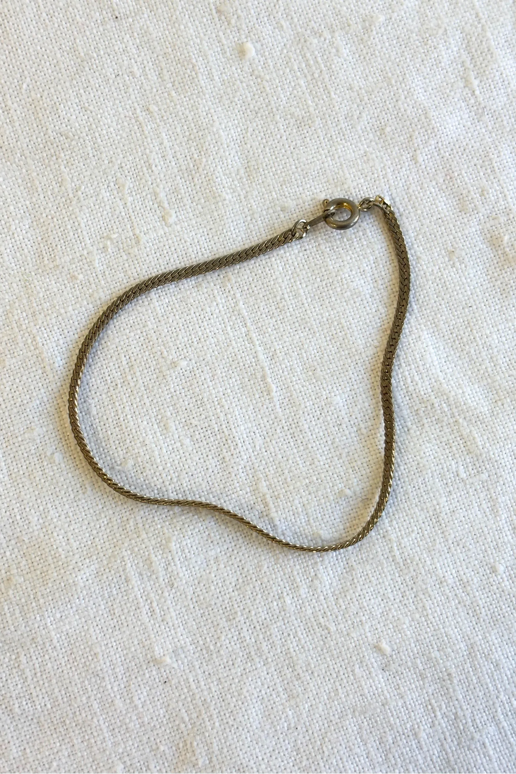 Dainty snake chain bracelet