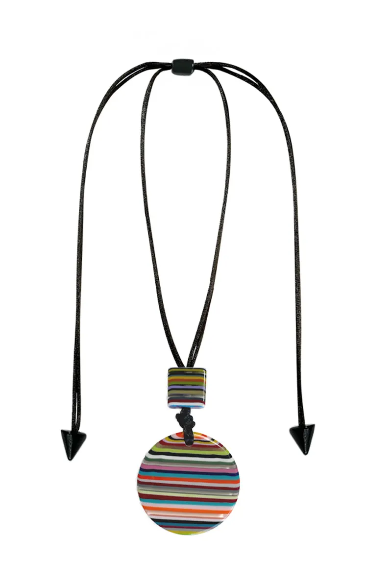 Disc Pendant Necklace