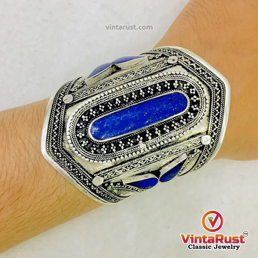 Ethnic Handmade Lapis Lazuli Stone Bracelet