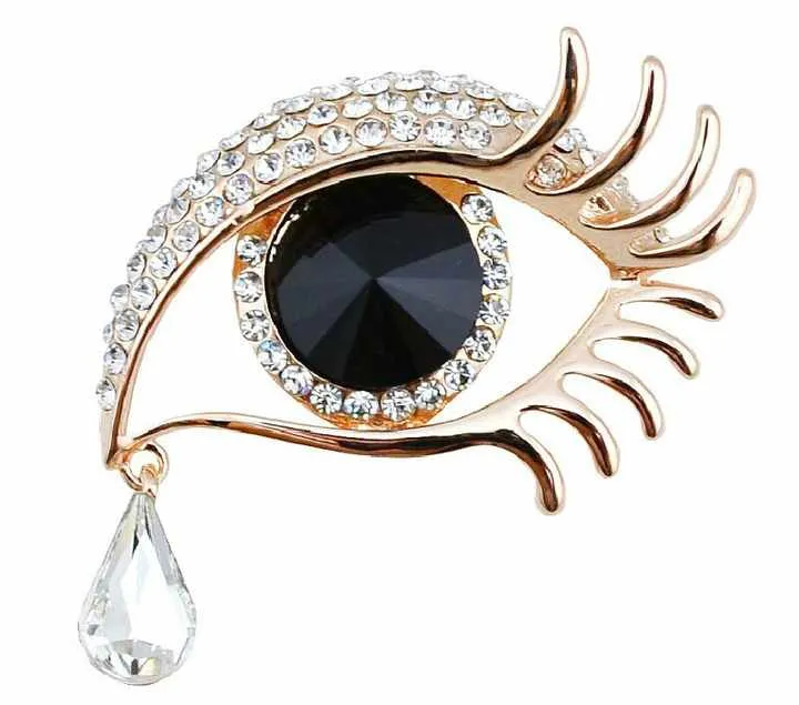 Fashionable Angel Tears Diamond-دبوس رموش