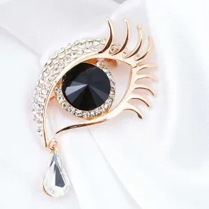 Fashionable Angel Tears Diamond-دبوس رموش