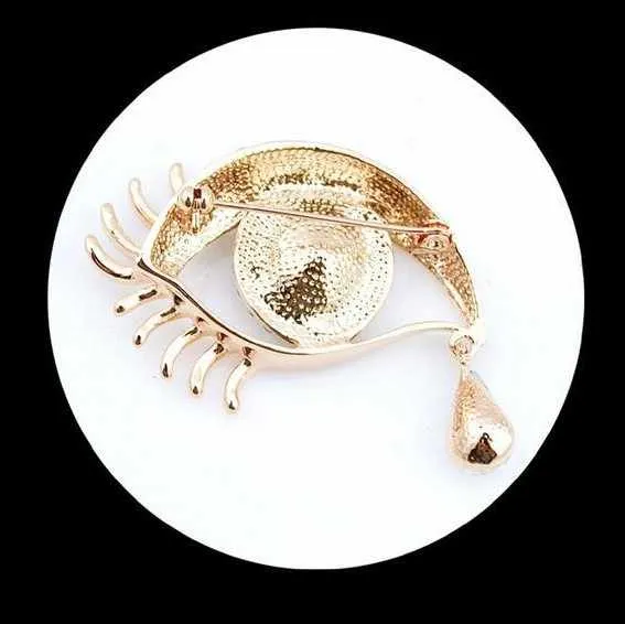 Fashionable Angel Tears Diamond-دبوس رموش