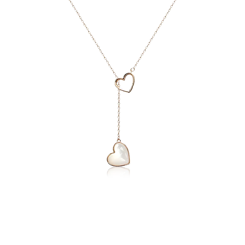 Heart Mother of Pearl Necklace