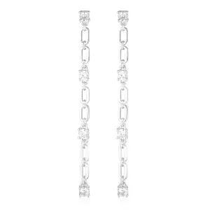 Jacinta Drop Earrings Silver
