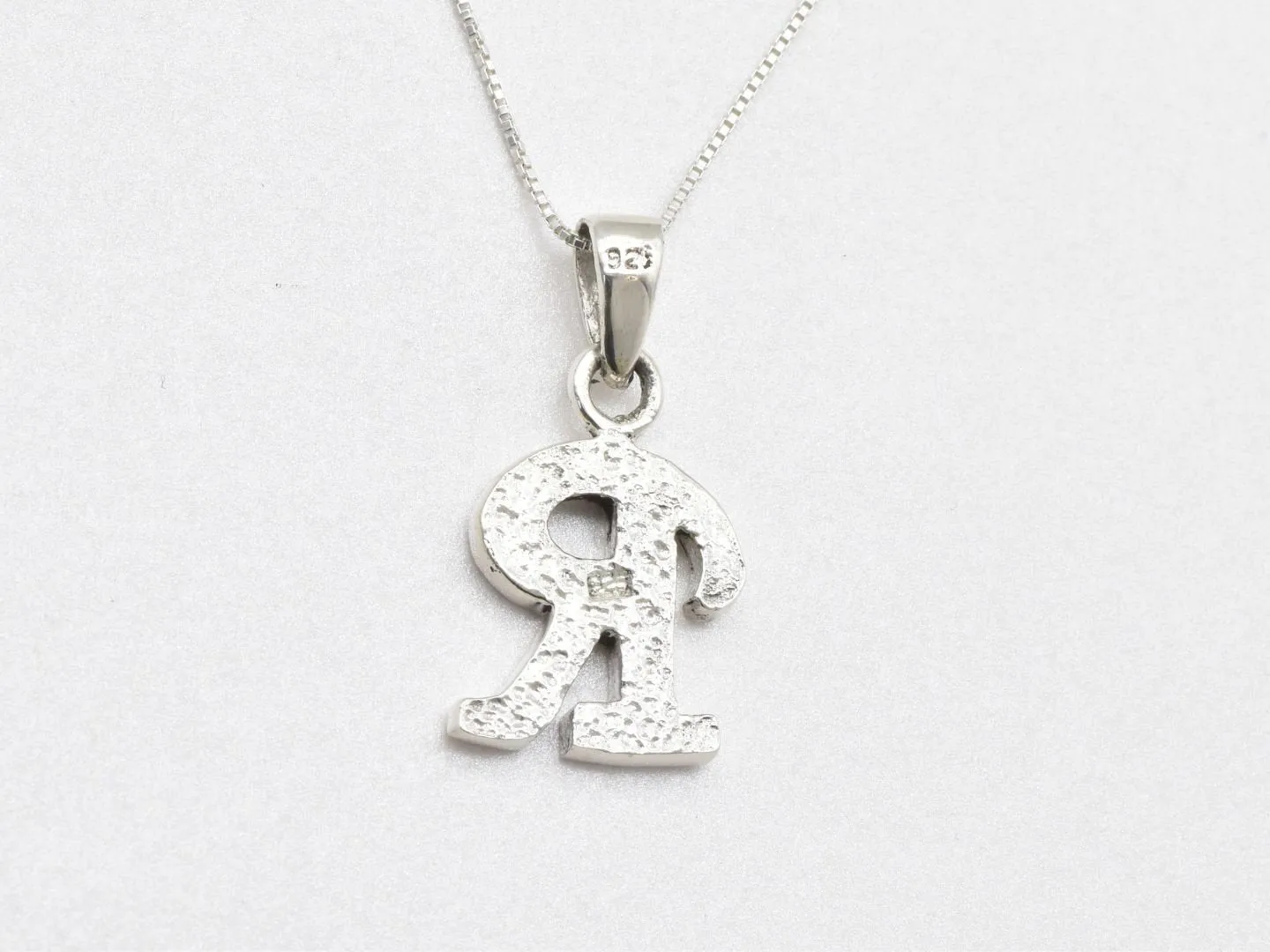 Letter R Pendant - Name Initial Necklace - Personalized Gift