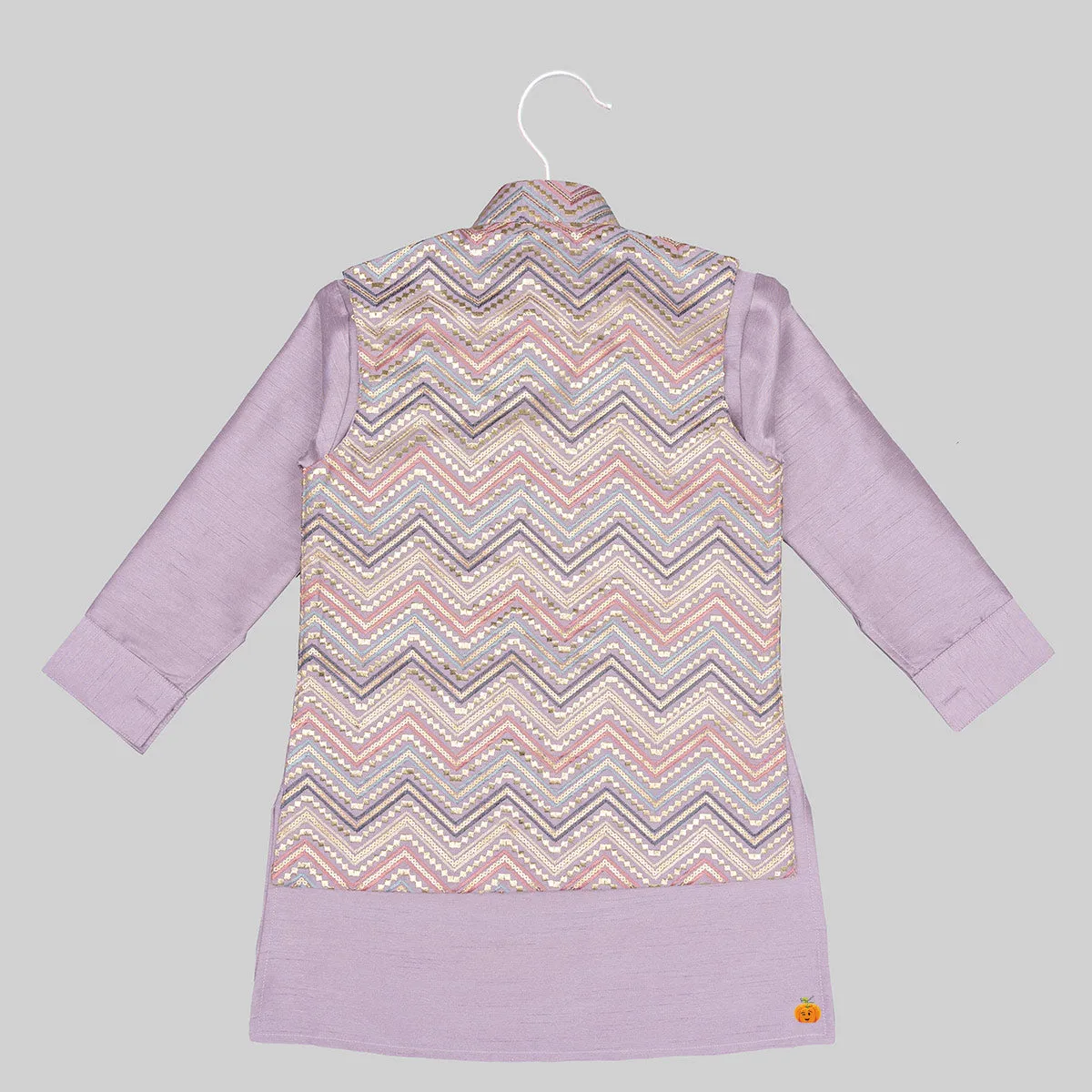 Onion Kurta Pajama for Boys with Jacket