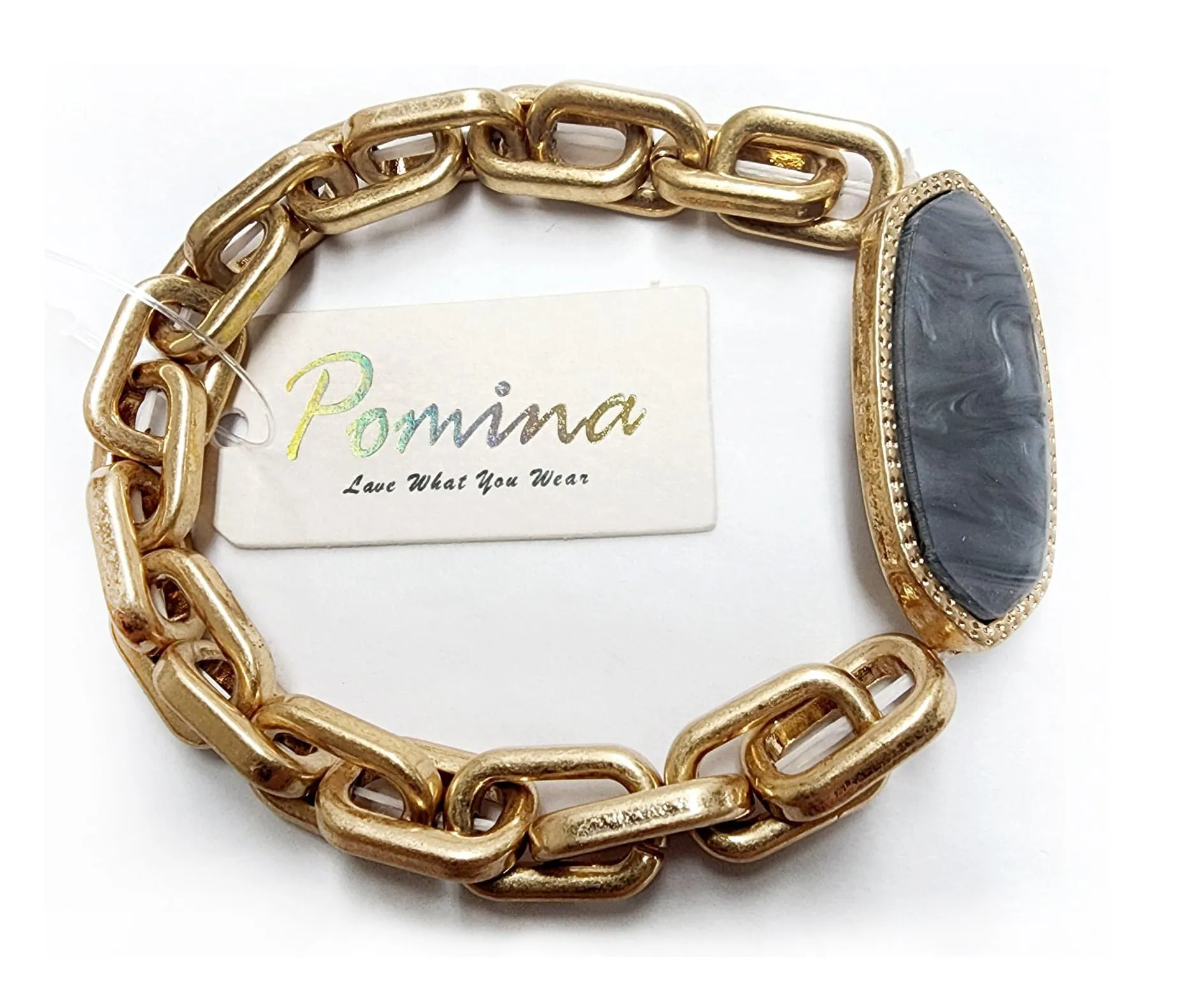 Pomina Chain Link Stretch Bracelet