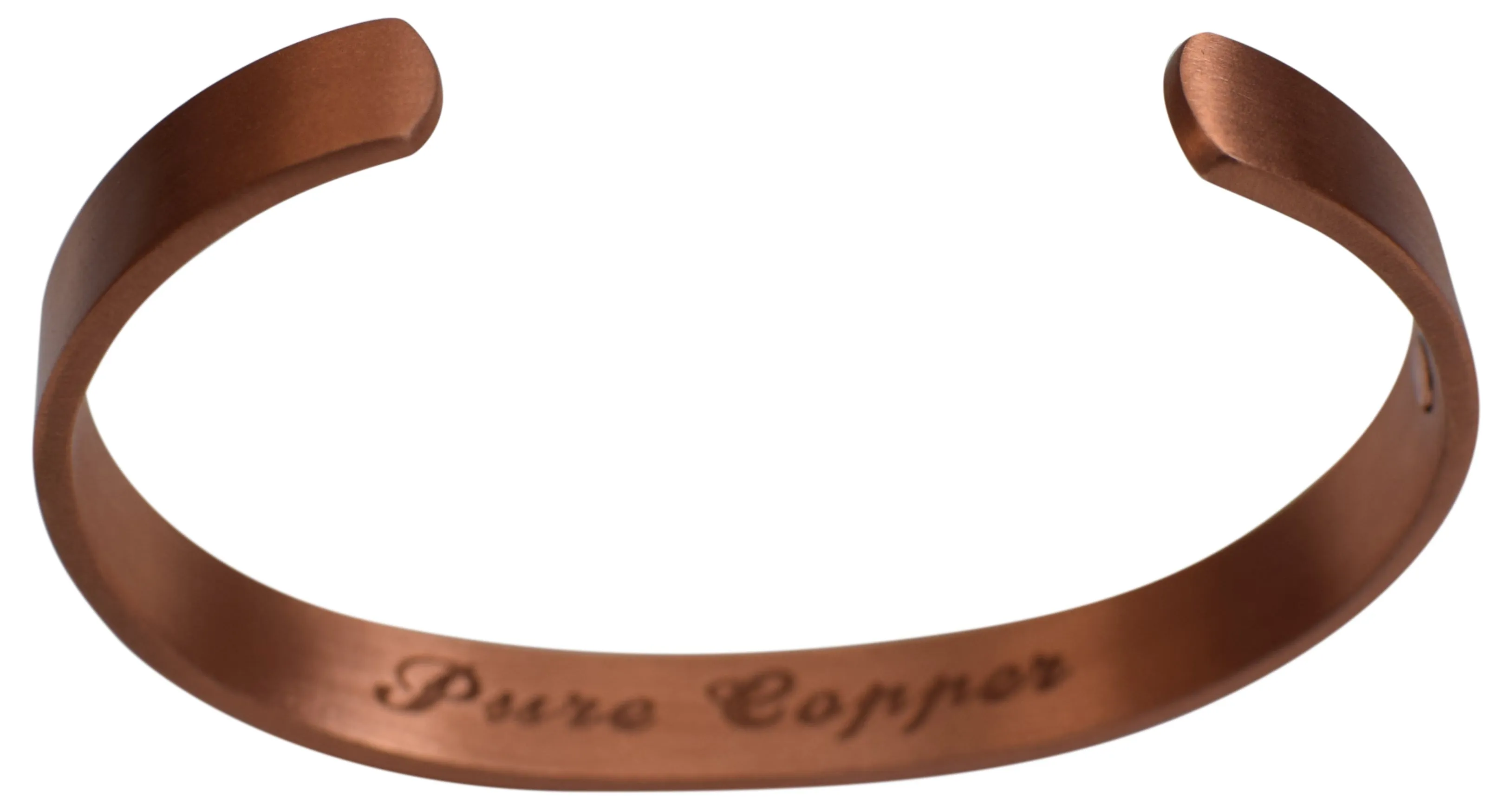 Pure Copper Magnetic Healing Plain Bracelet for Arthritis, Carpal Tunnel & Joint Pain