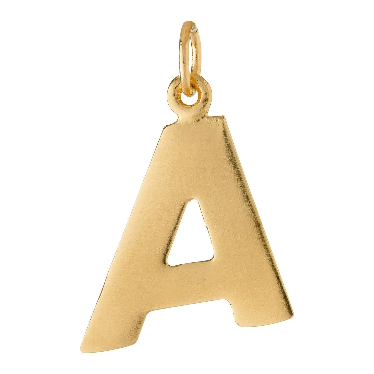 "A" Cutout Letter Charm