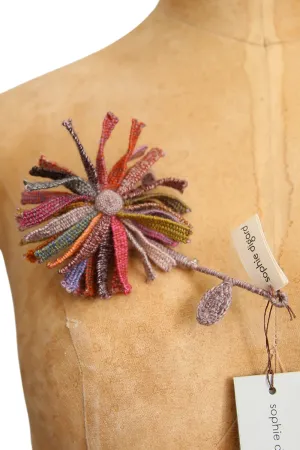 SOPHIE DIGARD GAUFRETTE FLORAL MULTI BROOCH