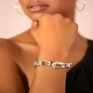 Women's Rhinestone Chain Bracelet